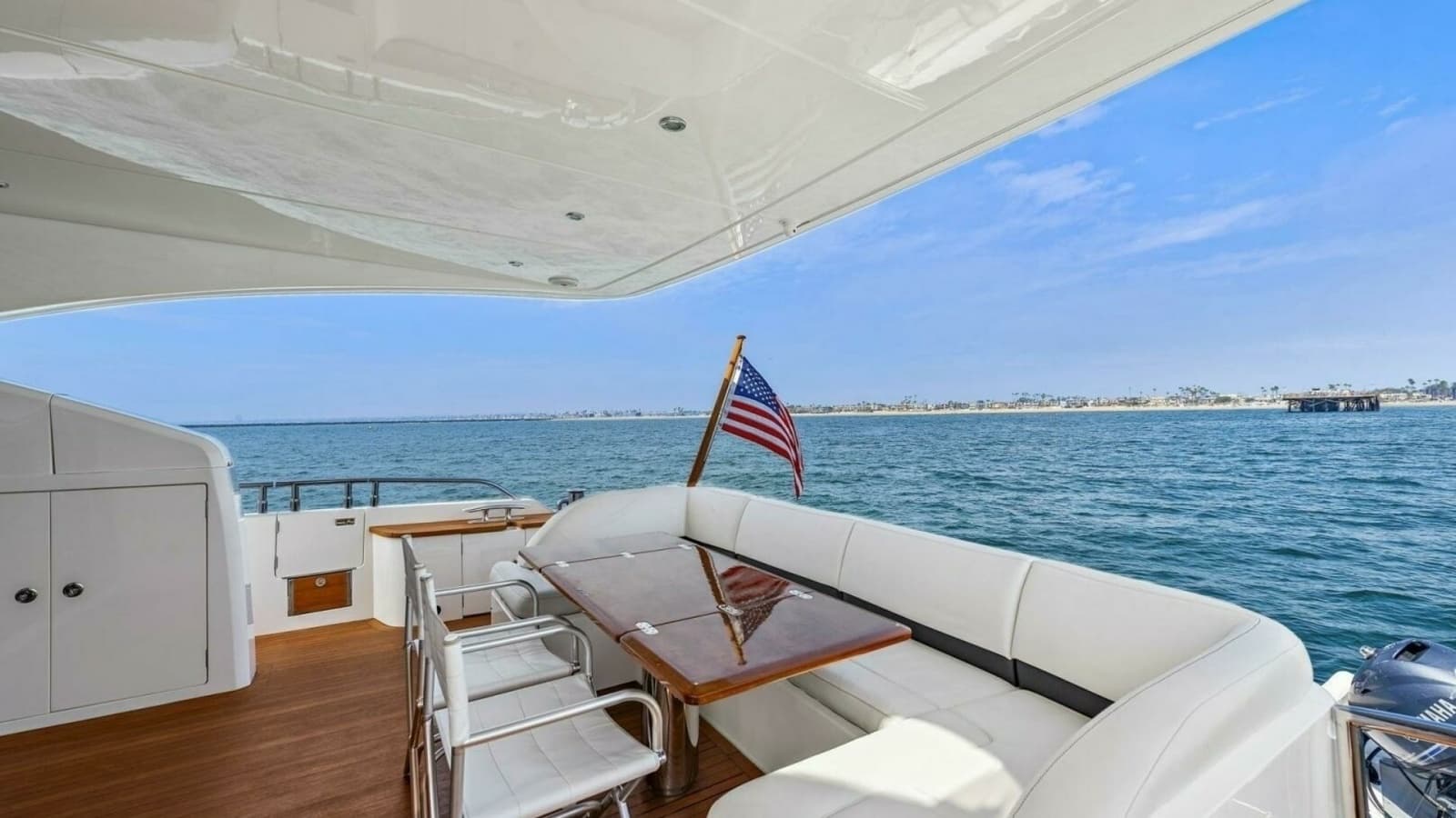 2015 Princess 72 Motor Yacht "LA-Z-BUOY" Aft Deck