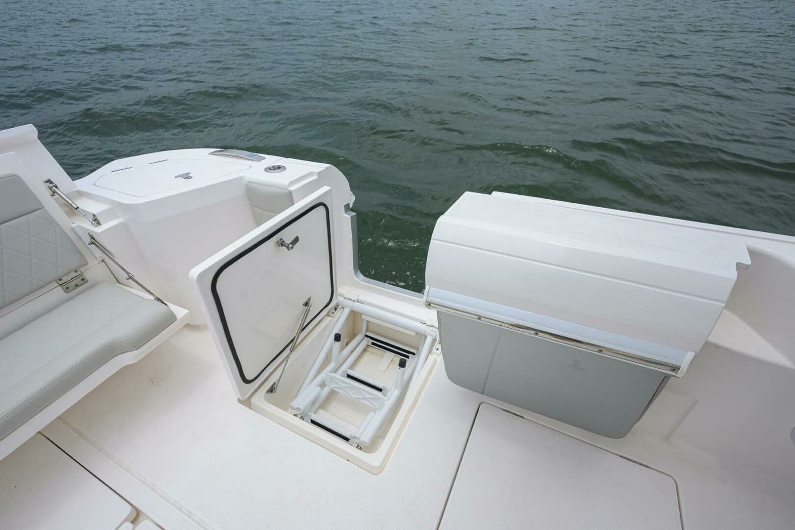 Intrepid 41 - Cockpit Swim Ladder
