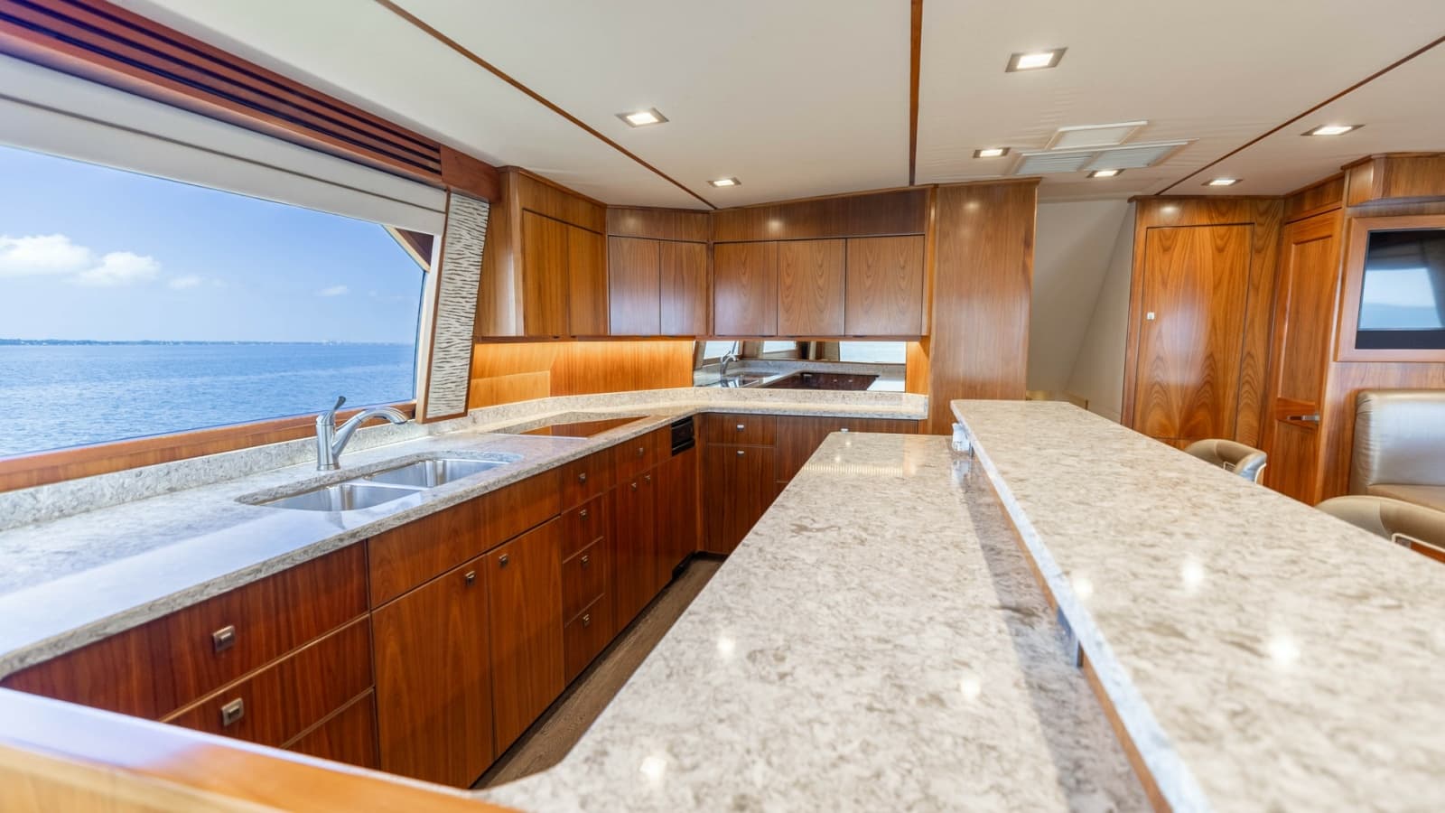Galley with Expansive Countertops