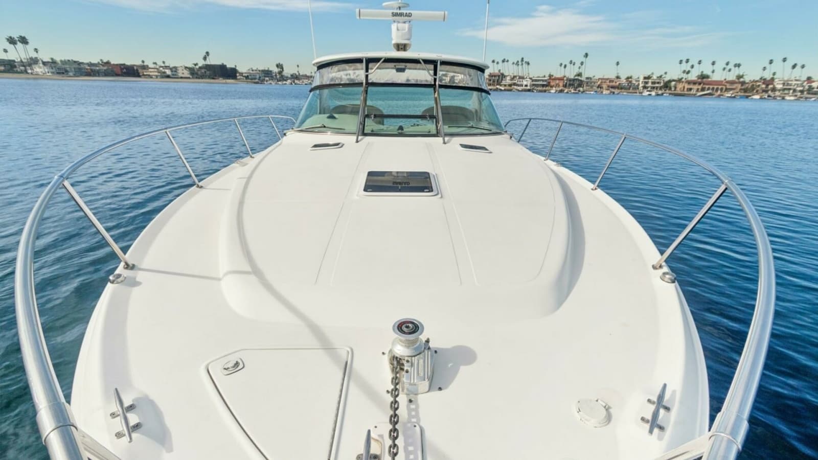 2000 Sea Ray 370 Express Cruiser "Sandie Lee" - Bow View with Anchor System