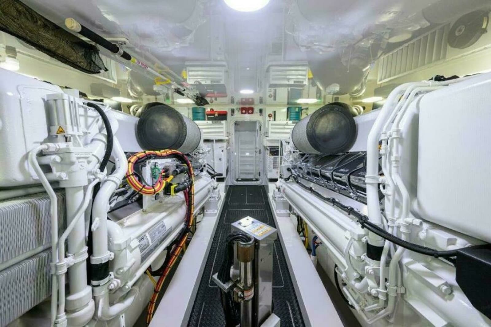 Viking 72 Knot Again - Engine Room