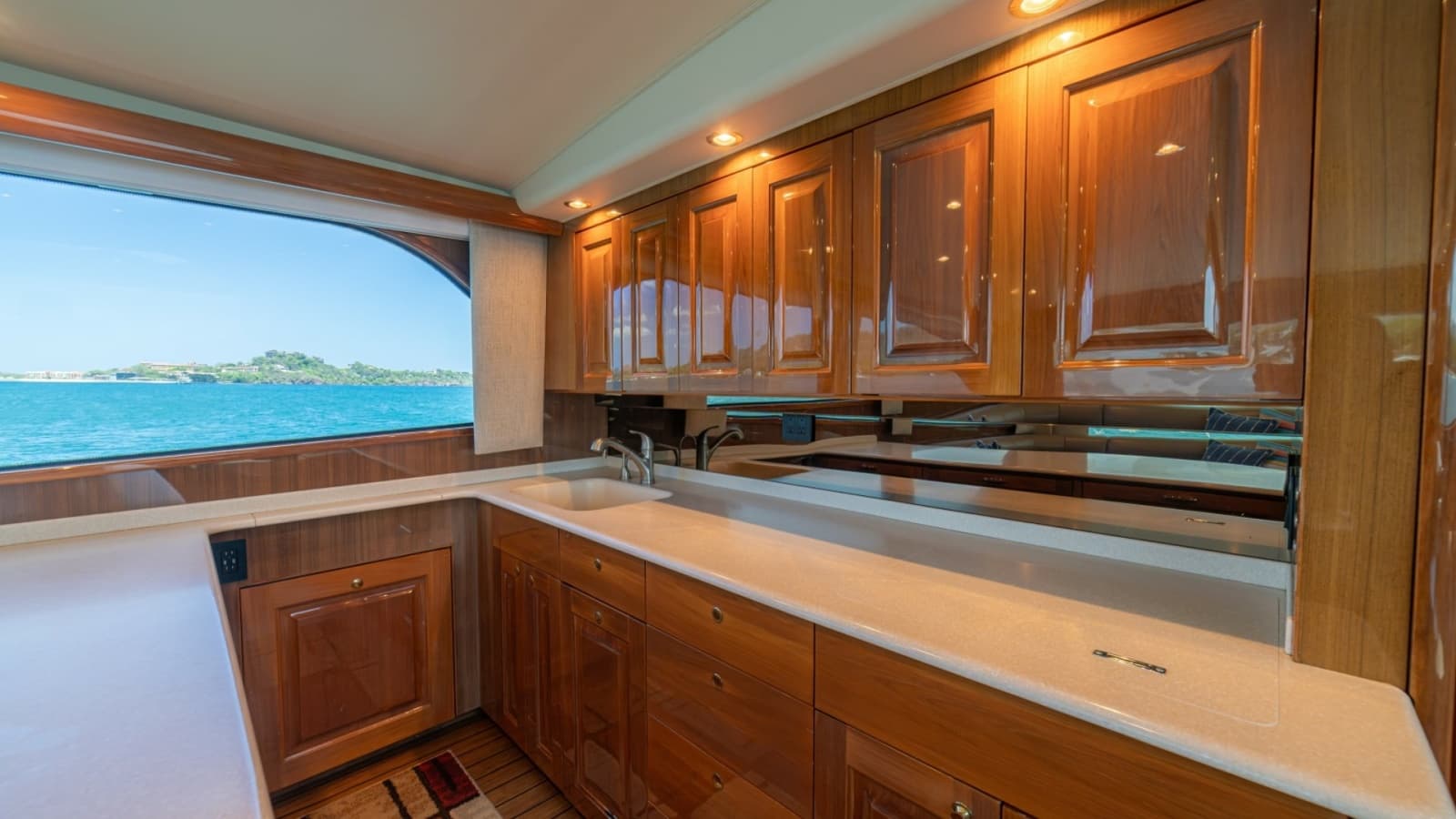 Galley with Ocean View Window