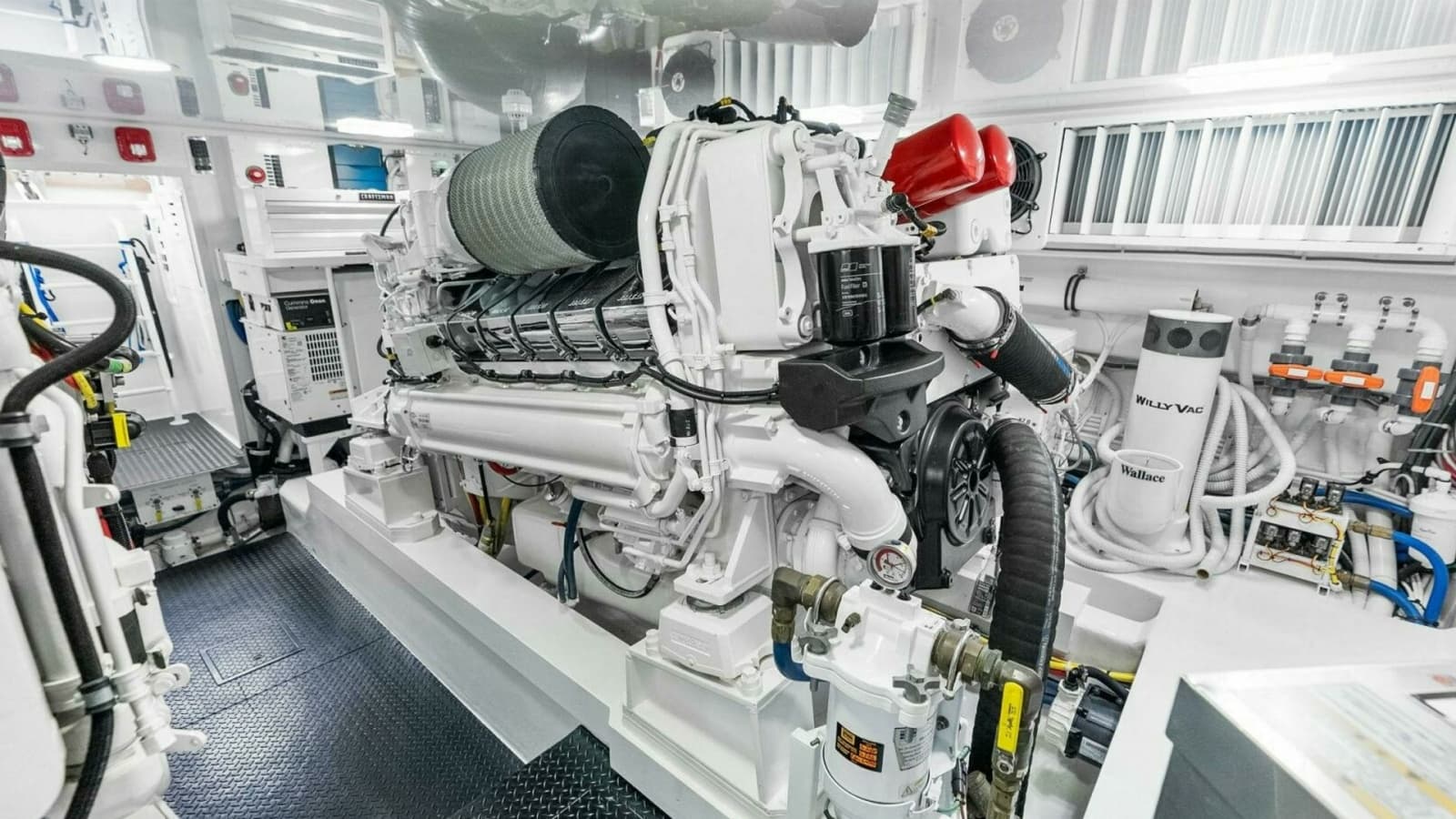 2022 Viking 68 Enclosed Bridge- PIPE DREAM- Engine Room