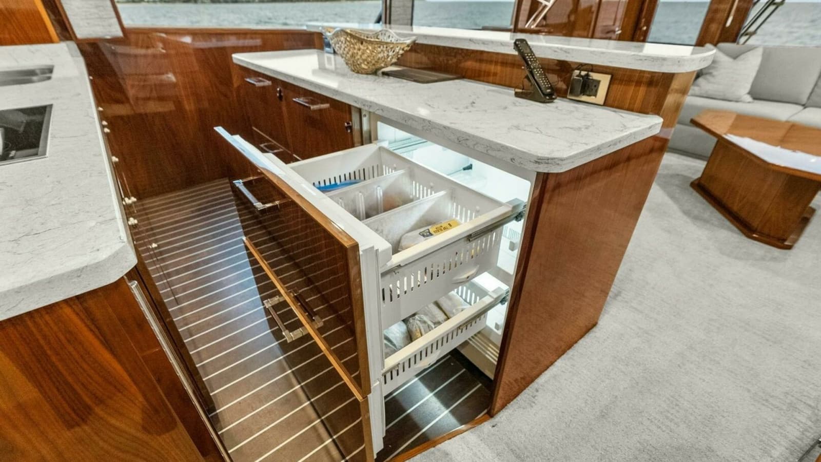 2022 Viking 68 Enclosed Bridge- PIPE DREAM- Galley