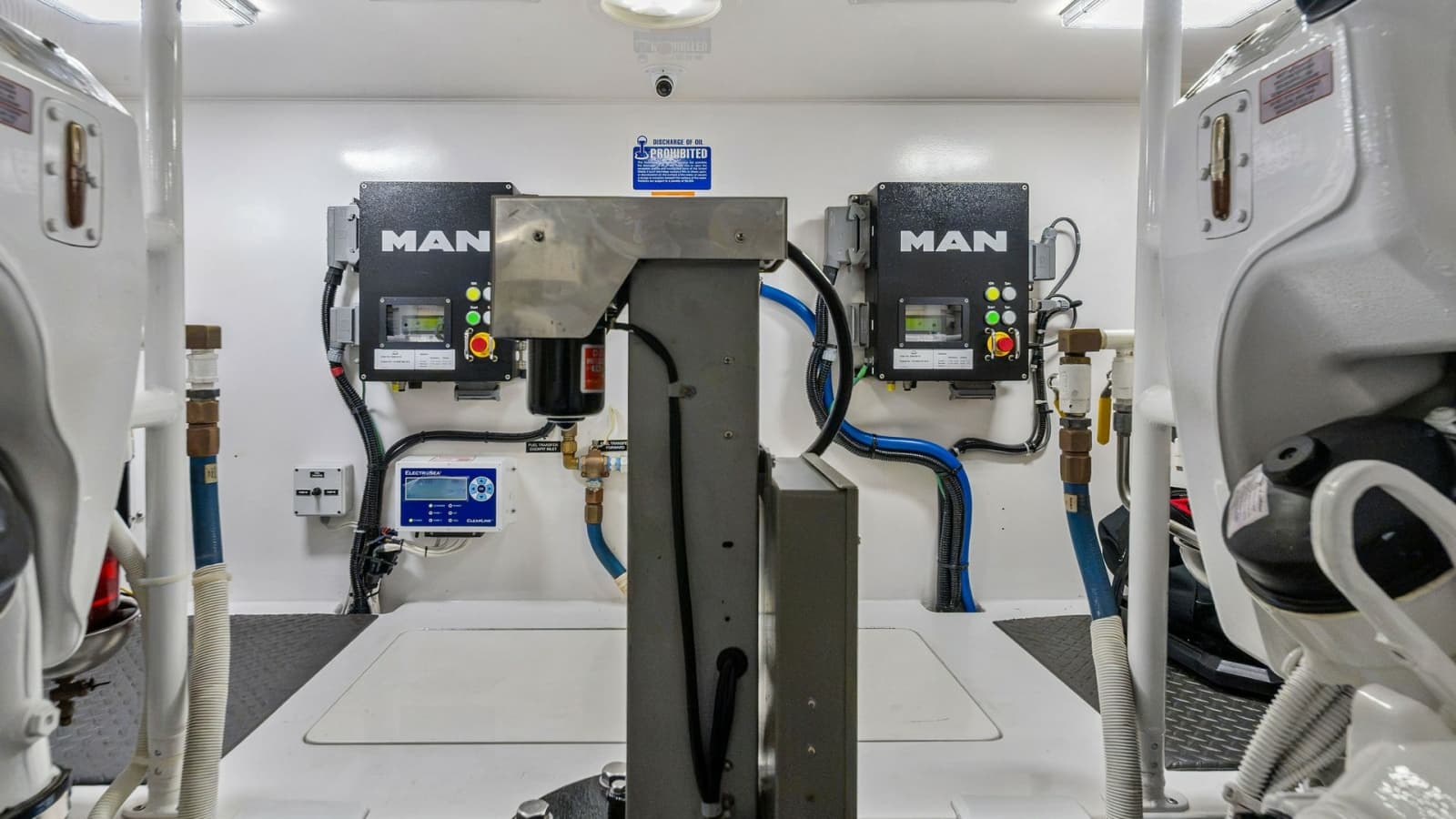 Engine Room with MAN Engines