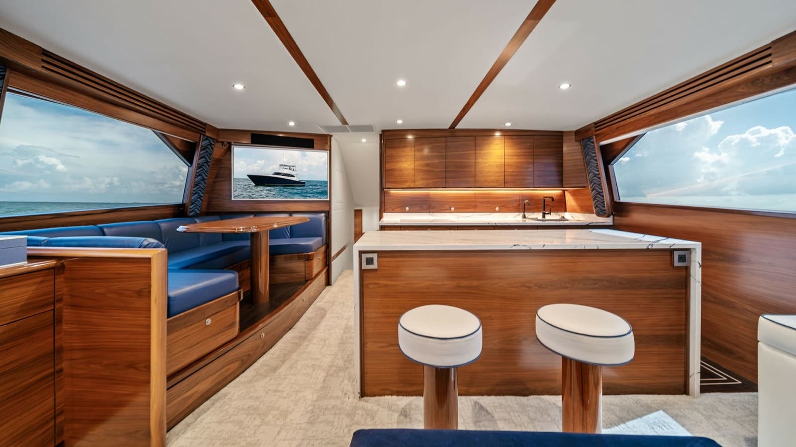 Spacious Galley and Salon Area