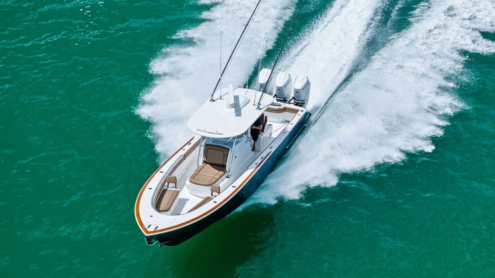 Aerial View of Bow and Cockpit