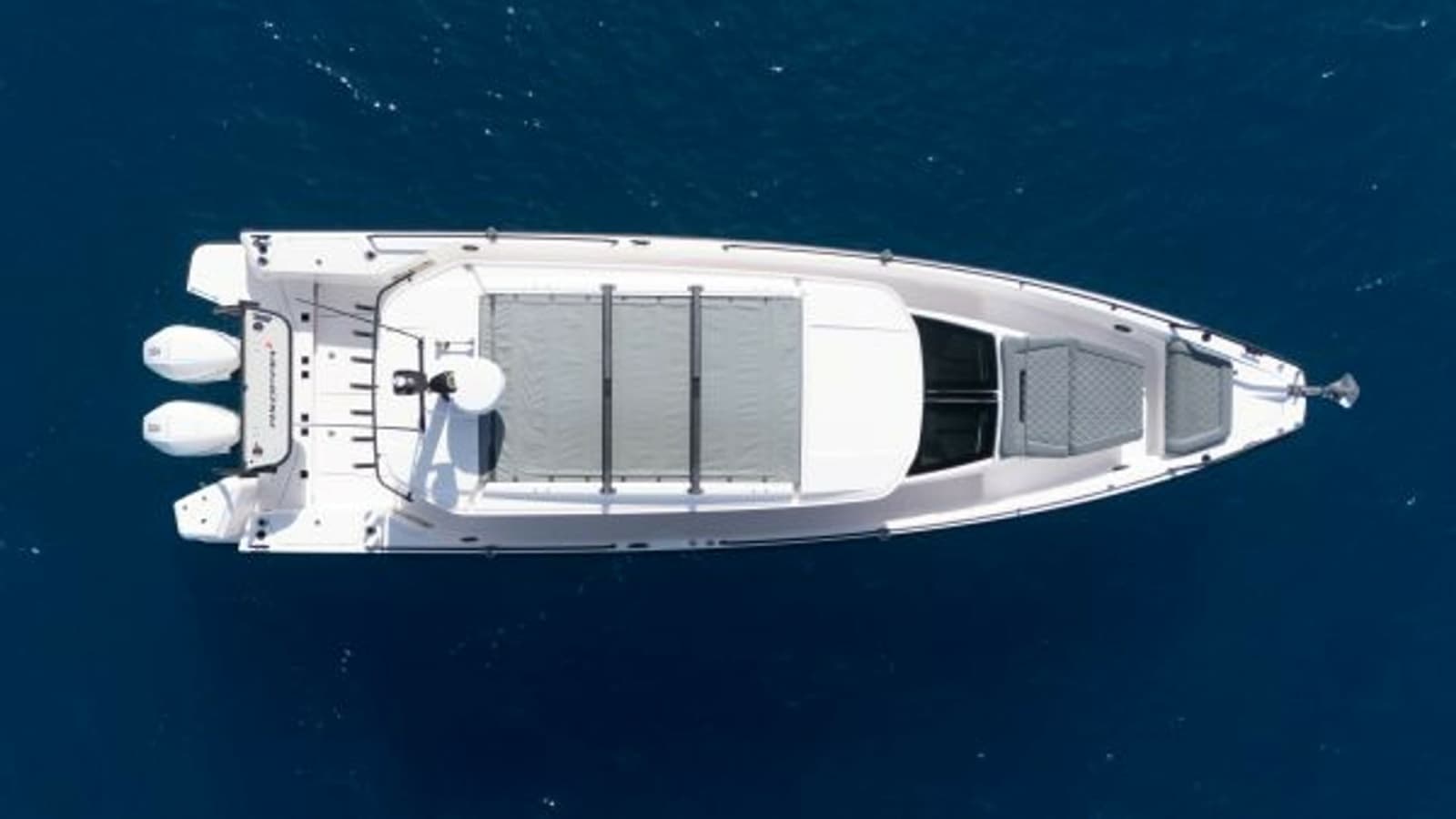 Aerial View of Axopar 37 Deck