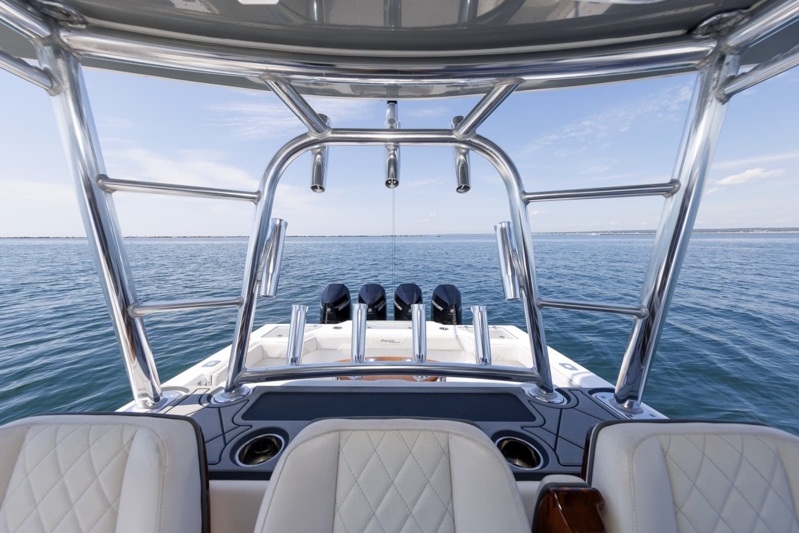 Front Runner 39 LONESOME COWBOY - Aft View From Helm