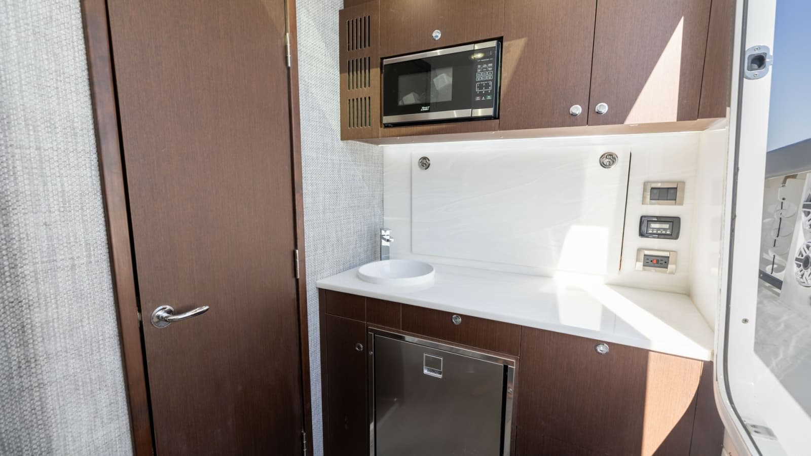 Galley with Modern Appliances