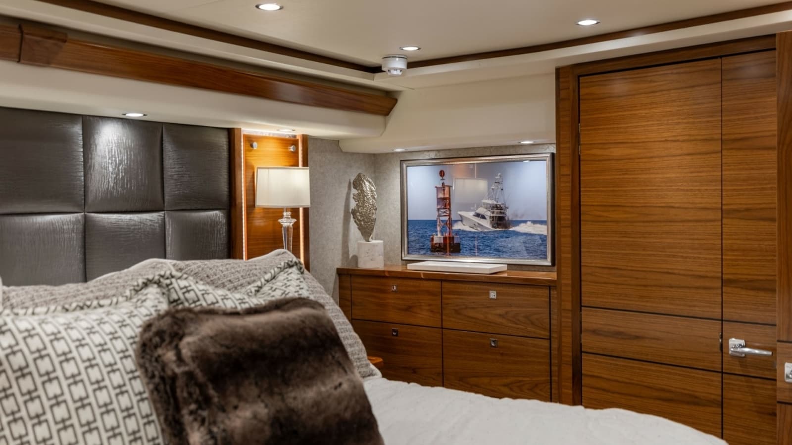 2023 Viking 72 Convertible- TEAM SUPREME- Master Stateroom