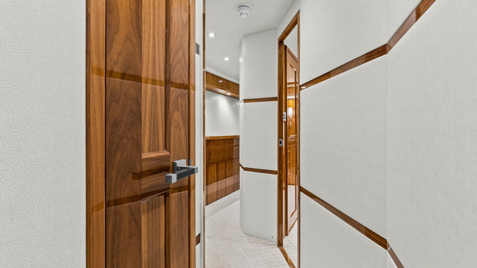2017 72 Viking Enclosed Bridge Share-E Hallway (3)