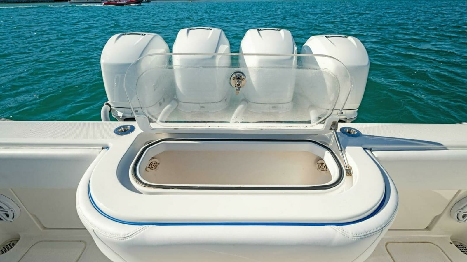 Aft Deck Livewell and Engines