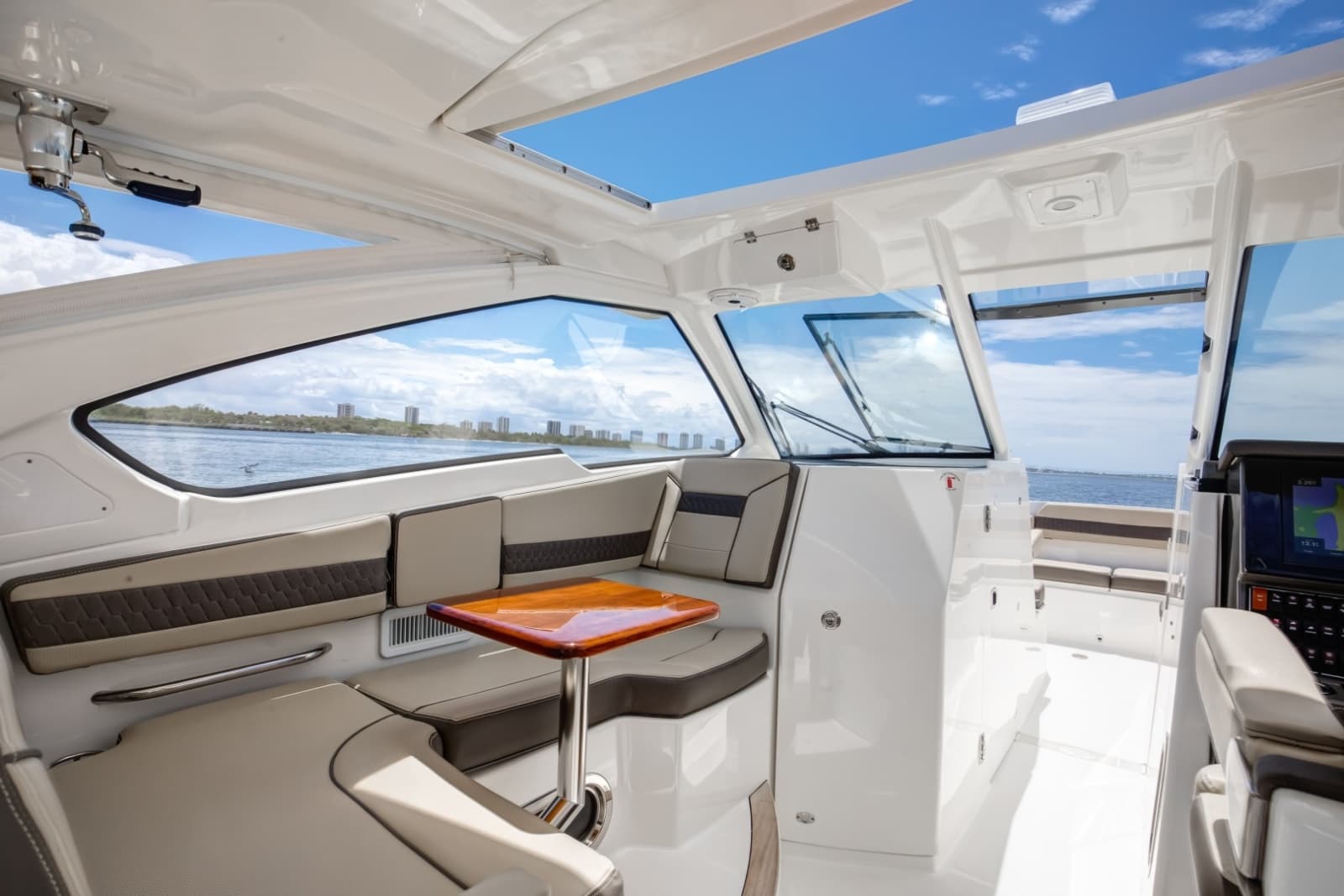 Pursuit 37 - Irish Ayes - Helm Deck Seating