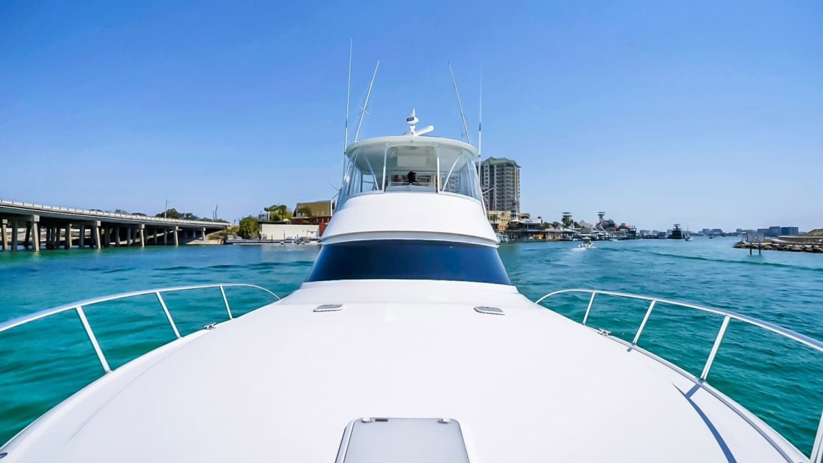 Bow View of Viking 48 Convertible