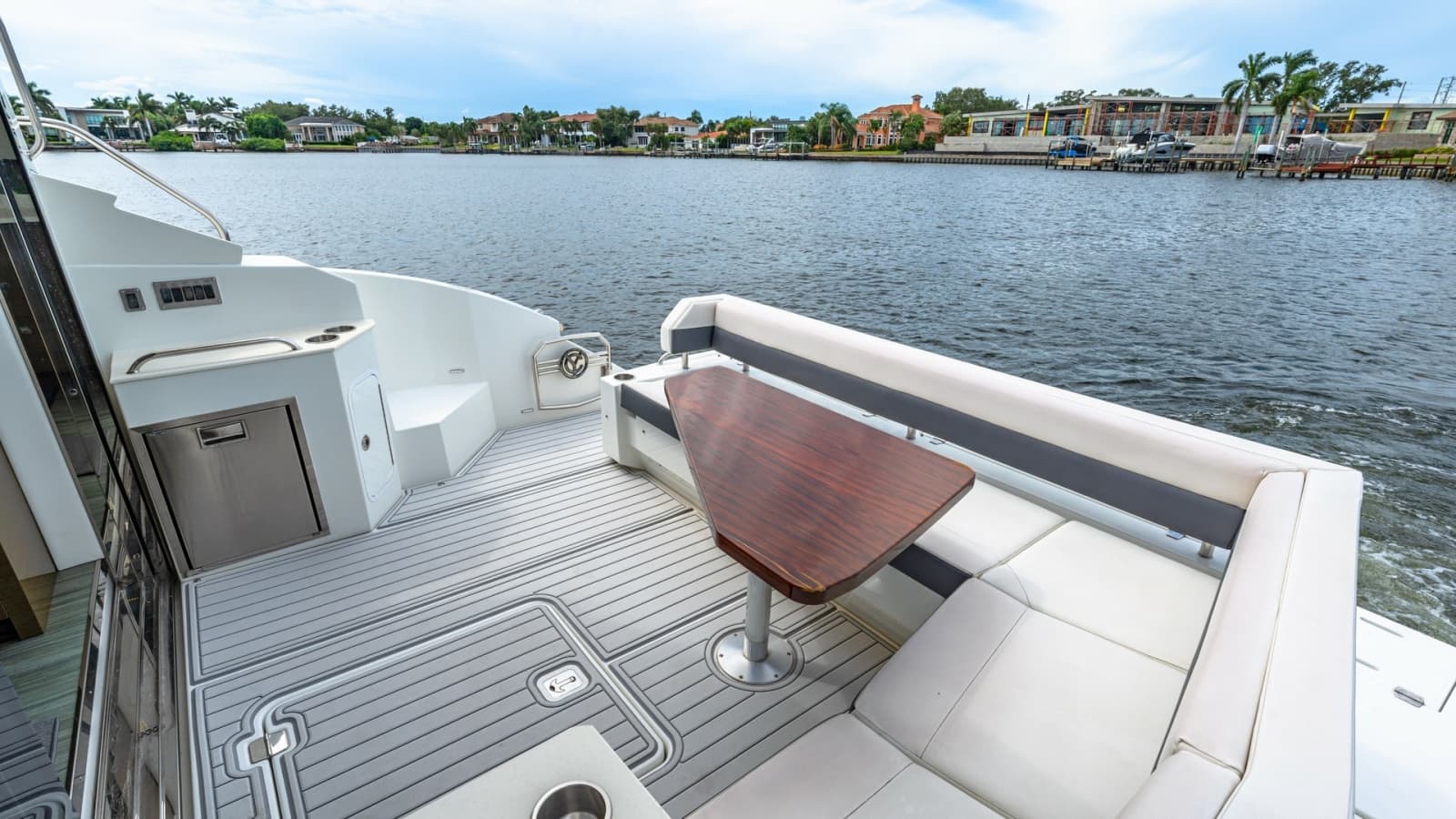 Spacious Aft Deck with Seating