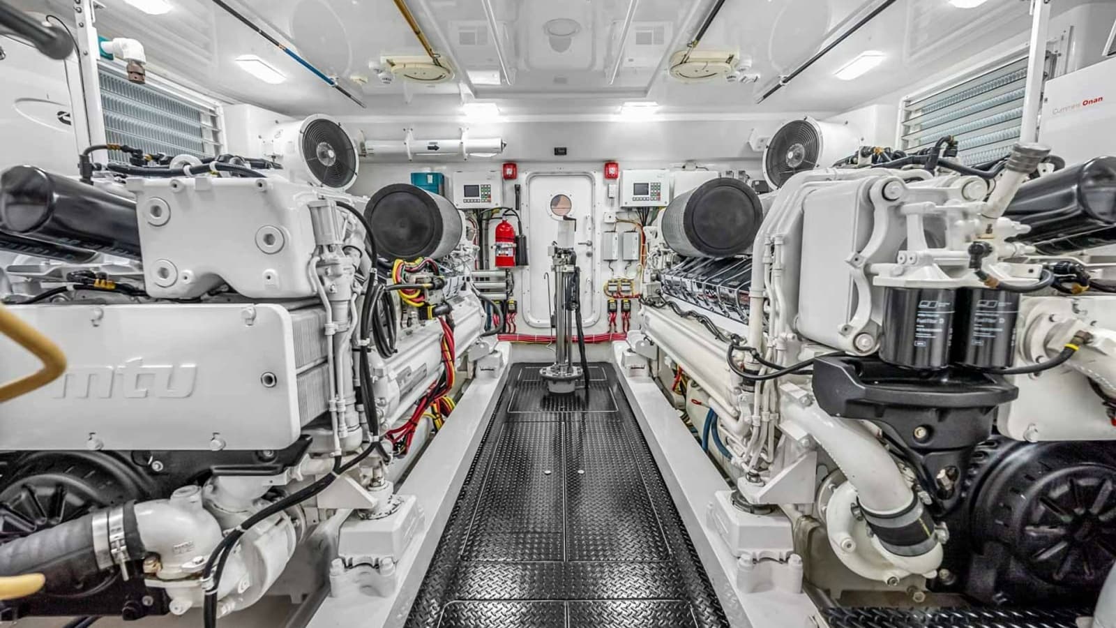 Engine Room with Twin Engines