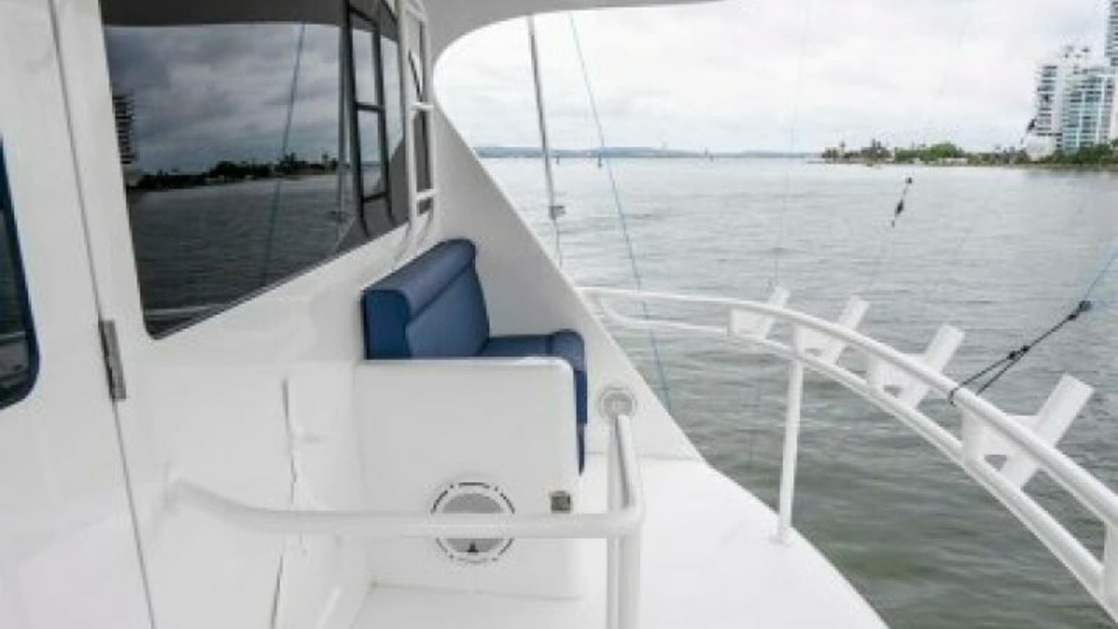 Portside Walkway with Seating Area