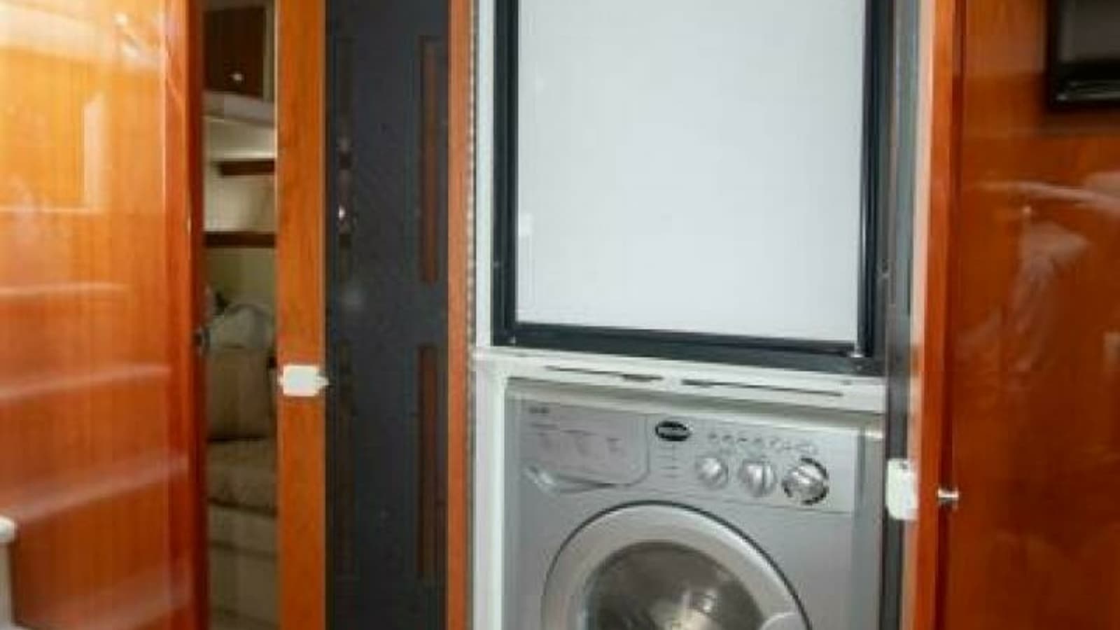 2012 Riviera 50 Sport Yacht "Contessa" - Laundry Area with Washer/Dryer Unit