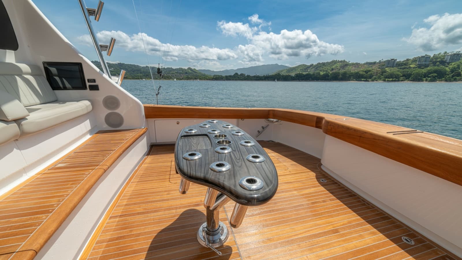 Spacious Aft Deck with Fishing Station