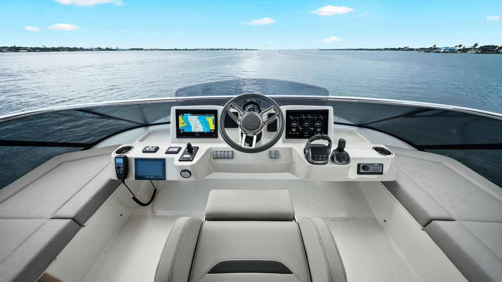 Flybridge Helm Station View