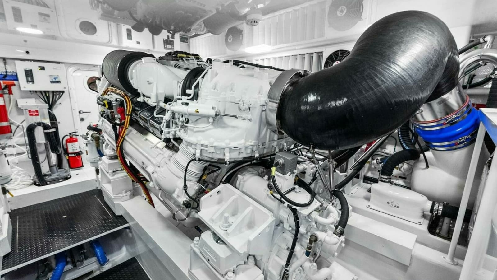 2022 Viking 68 Enclosed Bridge- PIPE DREAM- Engine Room