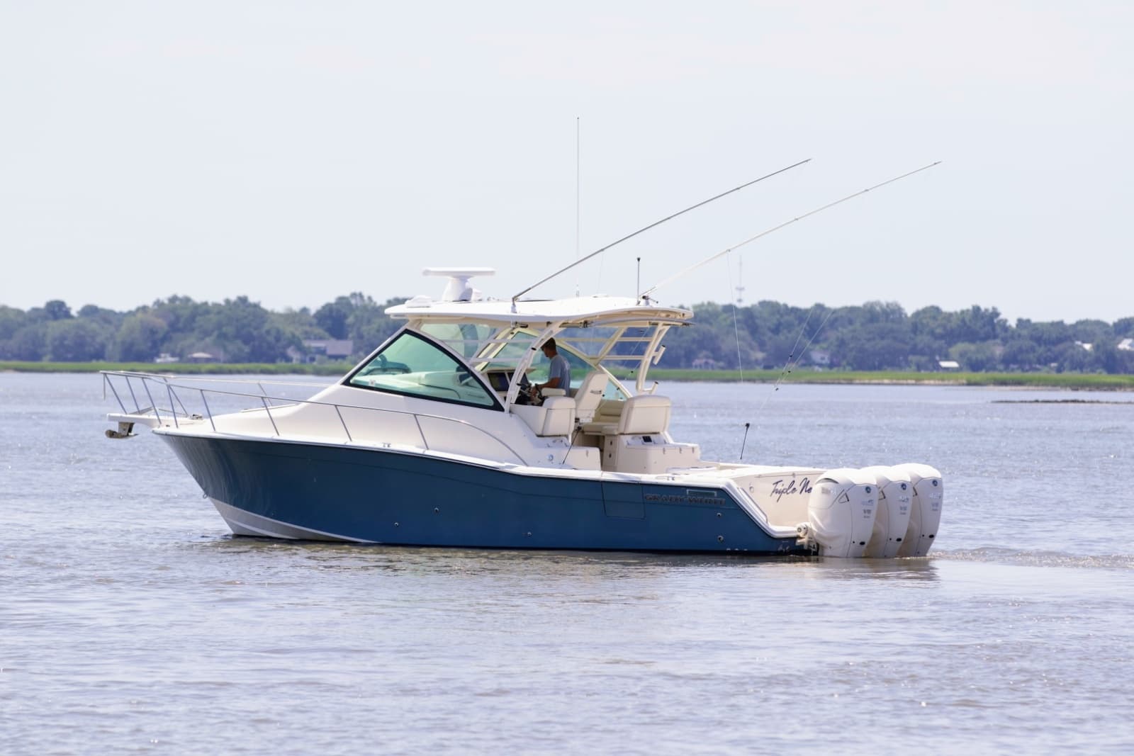 Grady White 37 - TRIPLE NET - Exterior Profile