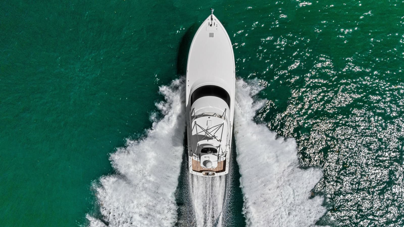 Aerial View of Bow in Motion