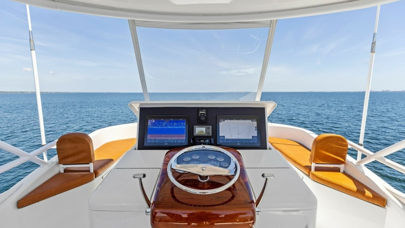 2008 Viking 68 Skybridge "Liquid Apple" Helm