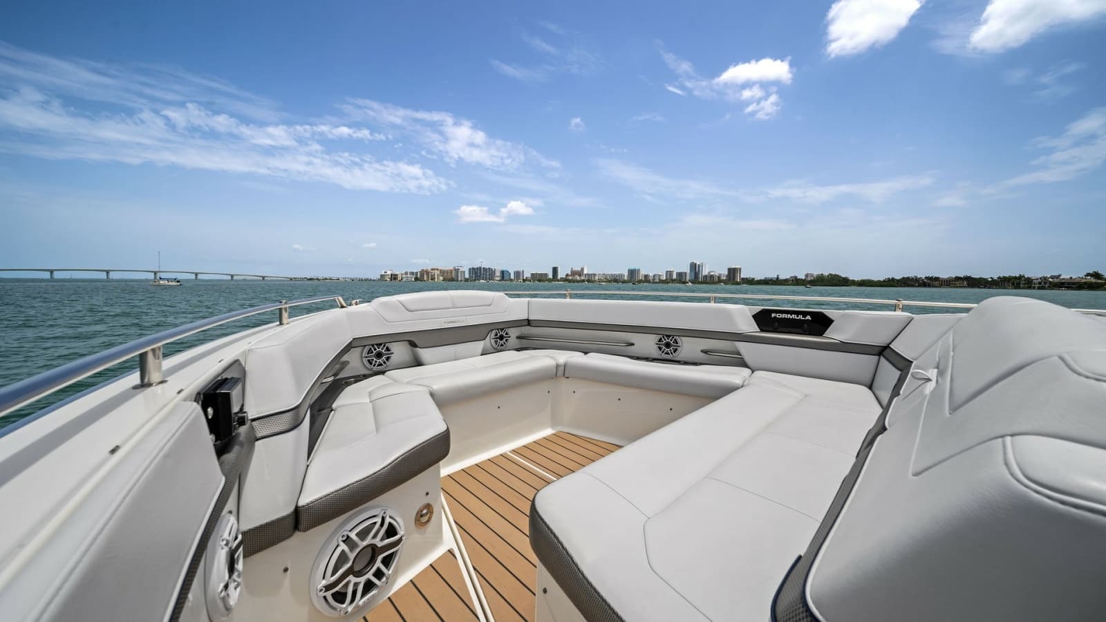 Spacious Bow Lounge Area