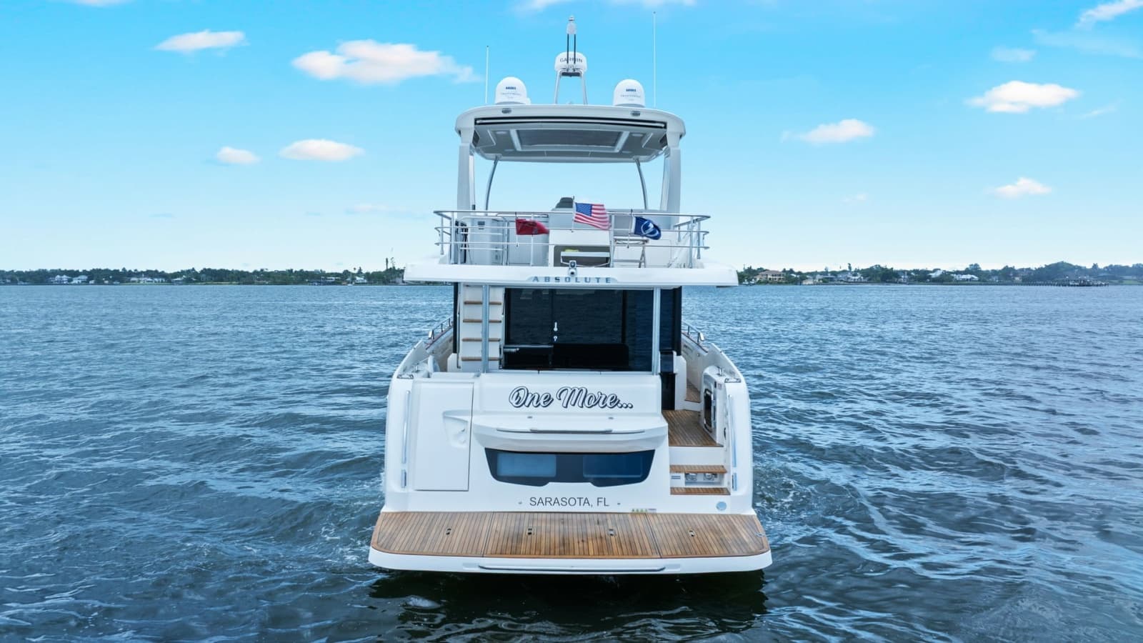 Stern View with Extended Swim Platform