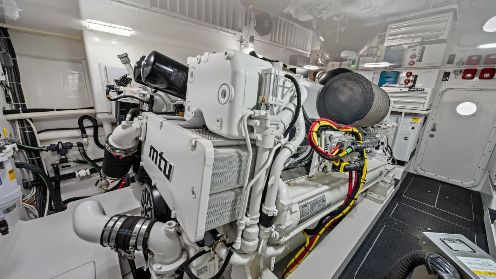 Engine Room with MTU Engines