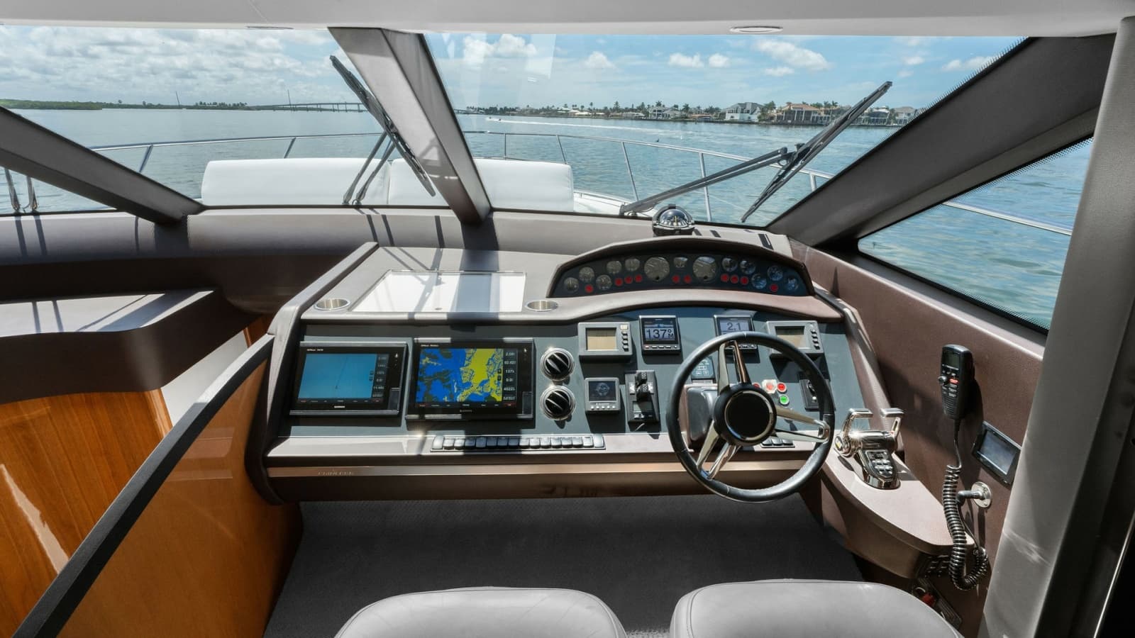 Flybridge Helm Station View
