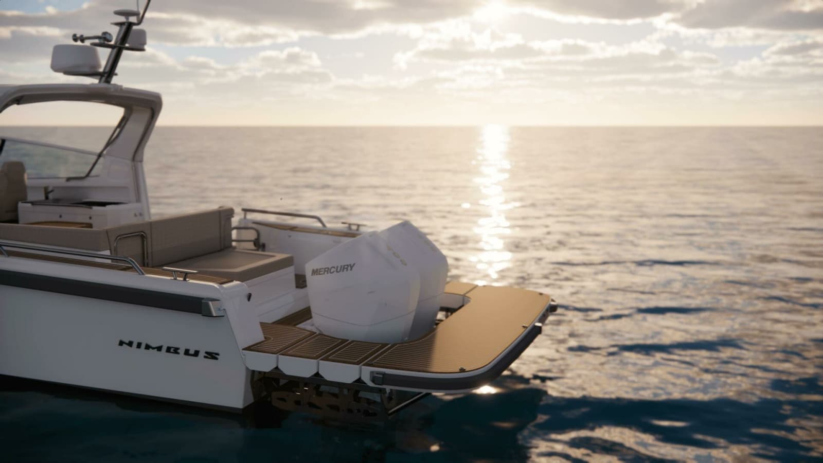 Nimbus Weekender 12 Swim Platform