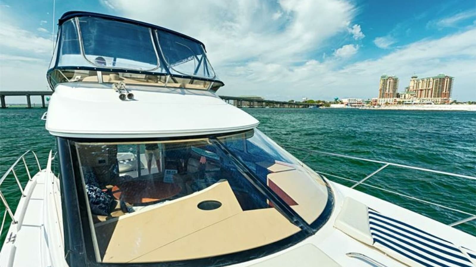 Flybridge and Forward Deck View