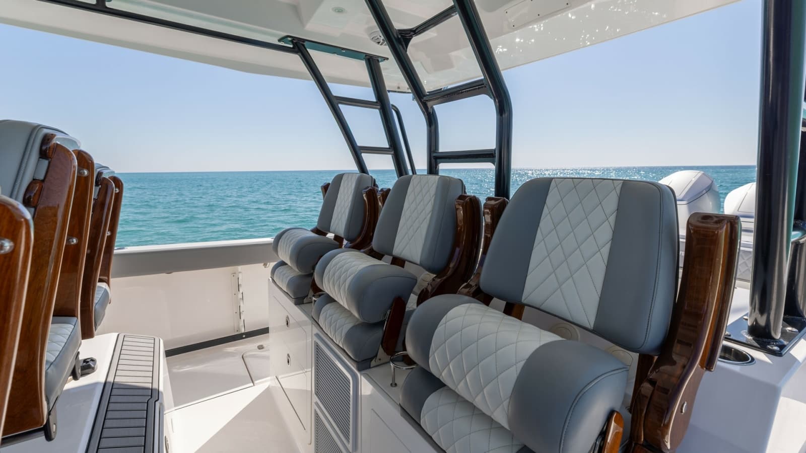Helm Seating with Ocean View