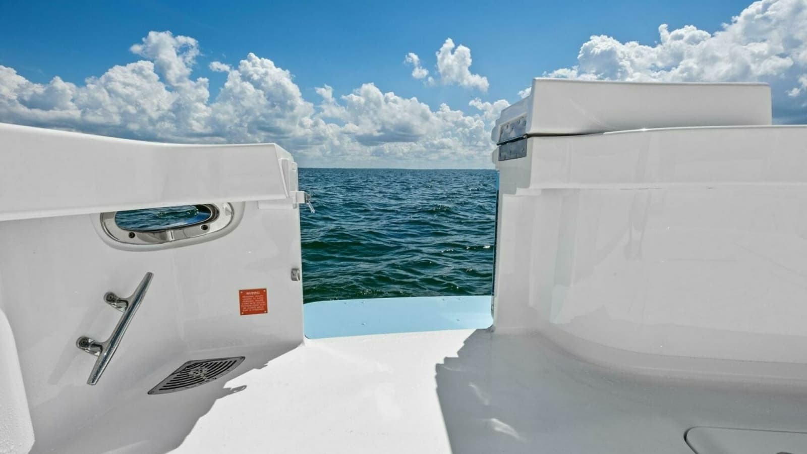 Spacious Aft Deck with Ocean View