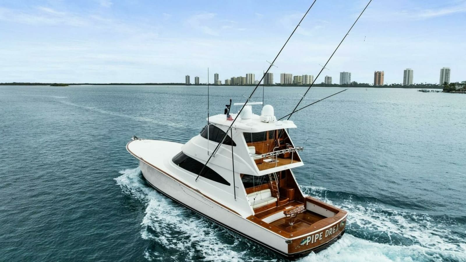 2022 Viking 68 Enclosed Bridge- PIPE DREAM- Transom