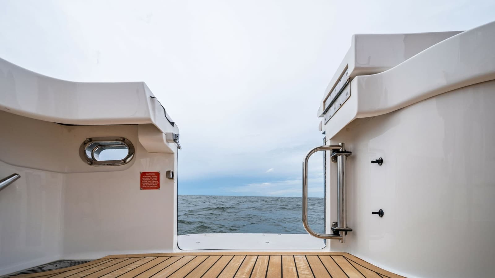 Stern View with Teak Decking