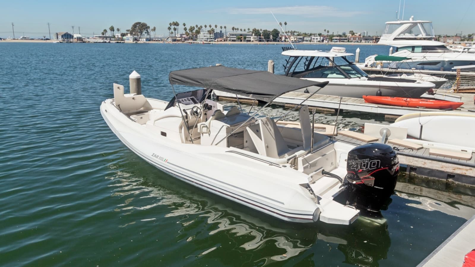 Aft View with Outboard Engine