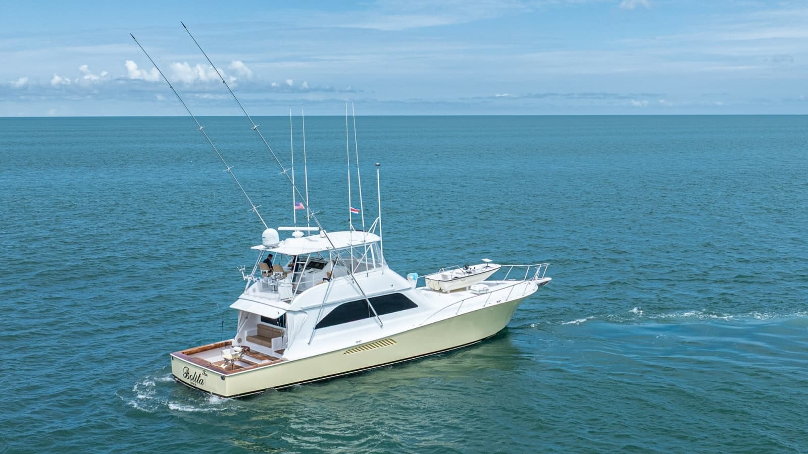 Aerial View of 2002 Viking 61 Convertible