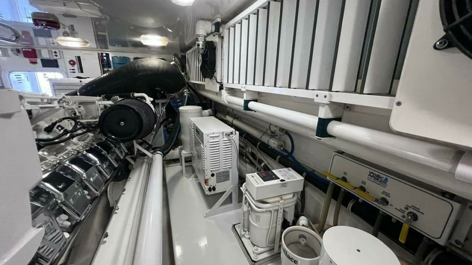Engine Room with Advanced Equipment
