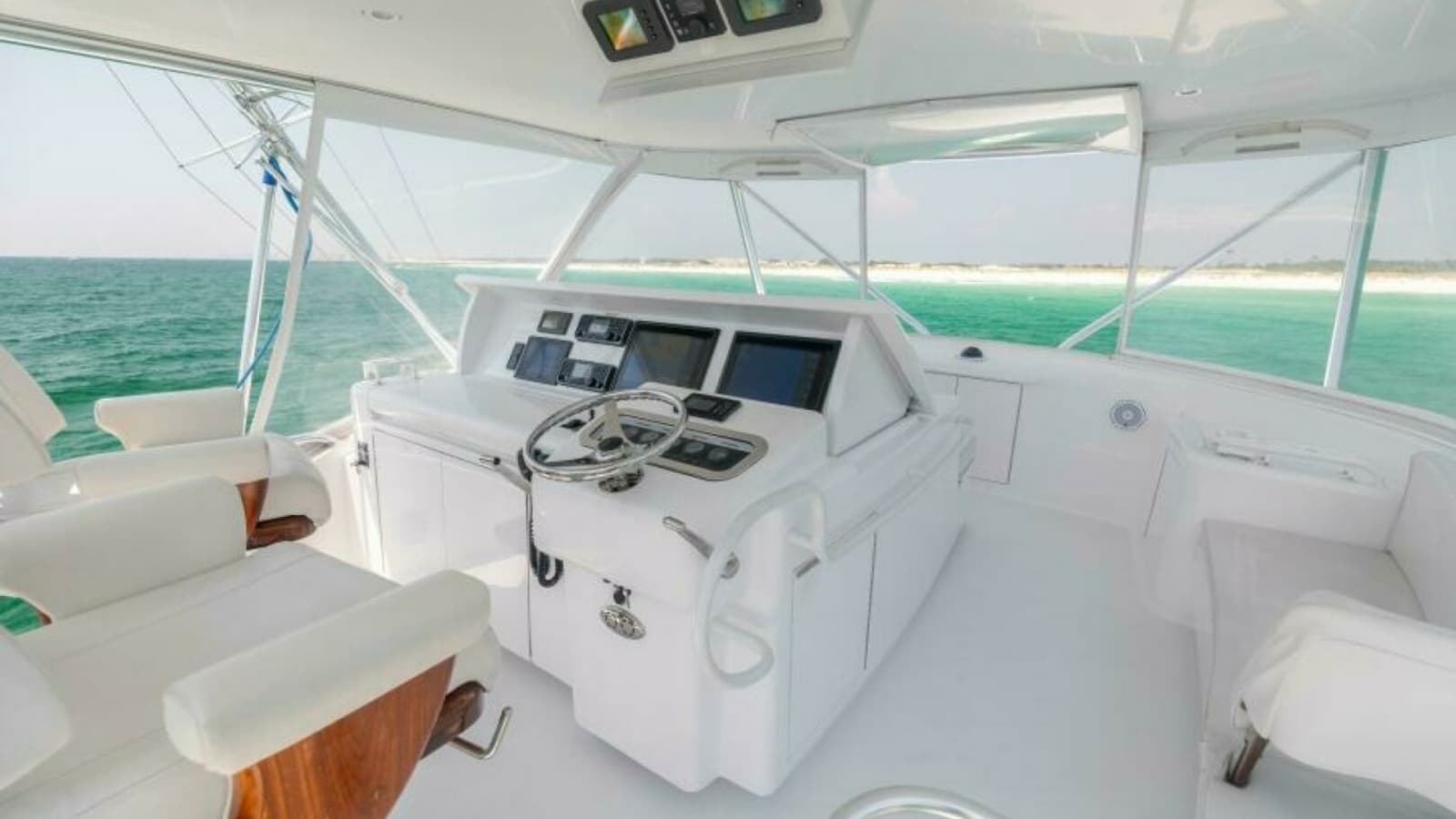 2008 Hatteras 60 Convertible Helm 4