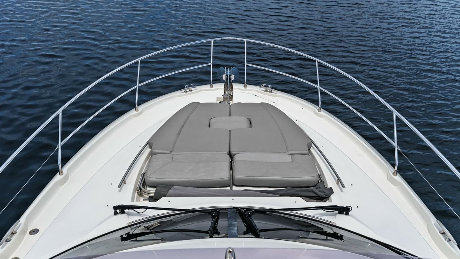 Spacious Forward Sunbathing Area