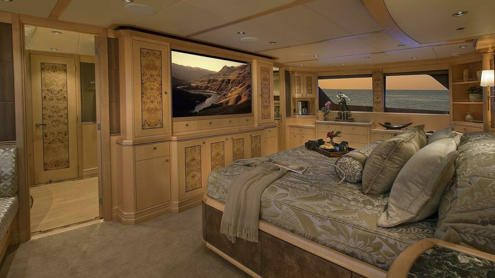2019 Nordlund 115 Expedition Yachtfisher "Cazador" - Luxurious Master Stateroom Interior