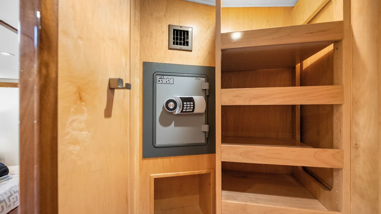 Secure Storage Compartment with Safe