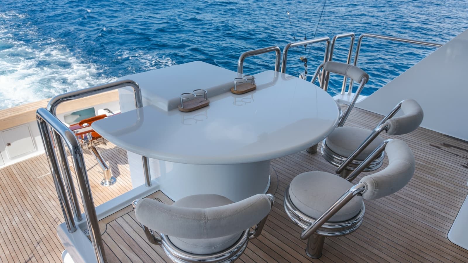 Aft Deck Dining Area