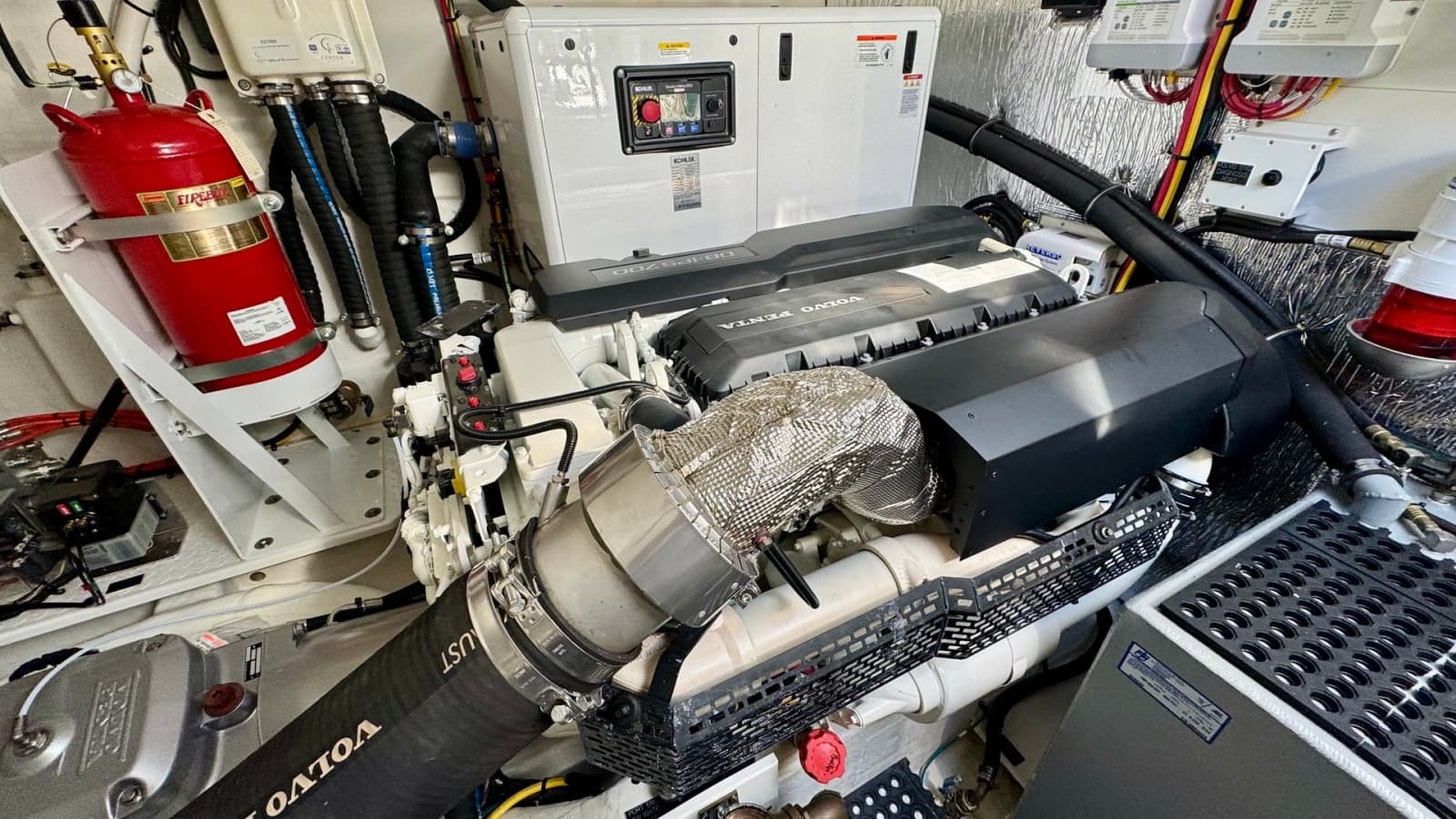 Engine Room with Volvo Penta System