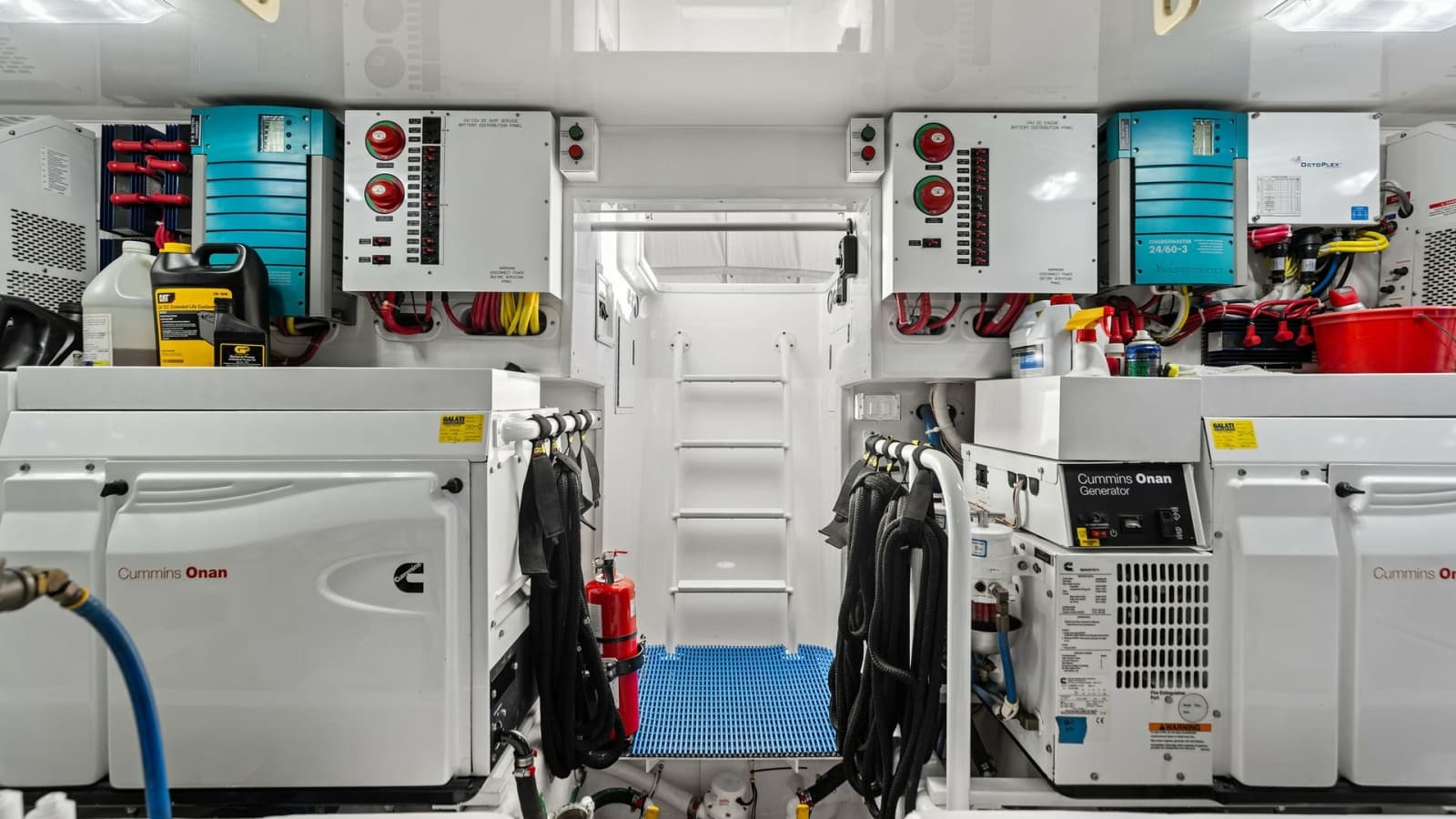 Engine Room with Electrical Panels