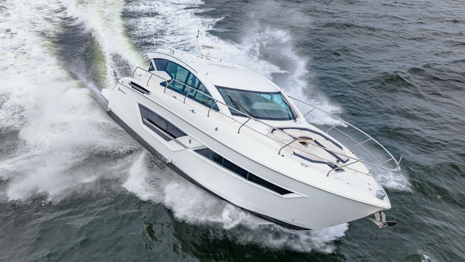 Dynamic Aerial View of Serenity Underway